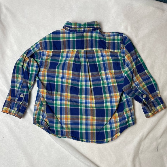 Ralph Lauren Long Sleeve Button Down Shirt Size 24 Months - Picture 2 of 4